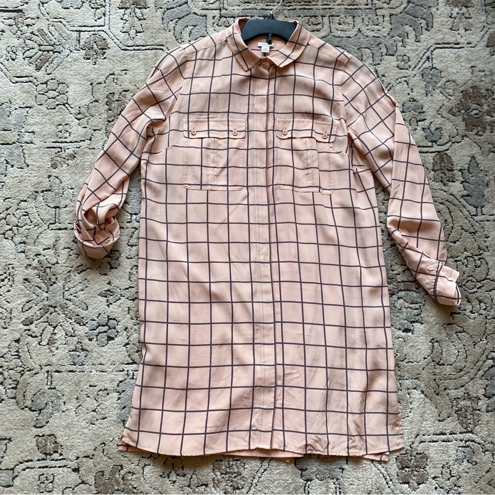 Fossil Silk Shirt Dress View 5